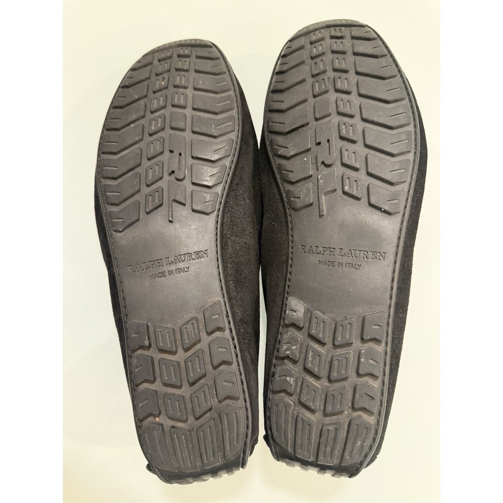 Ralph Lauren Suede Driving Loafers Men's 10 Leather sole - Picture 9 of 10